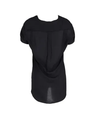 Lanvin Pre-Owned Vネック半袖ブラウス - サムネイル2