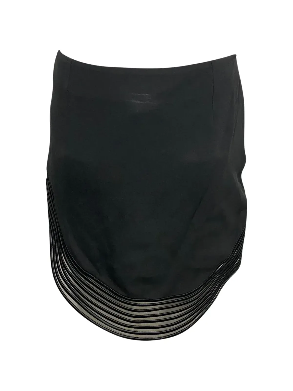 Stella McCartney Pre-Owned リブウェーブミニスカート - Black - 画像1