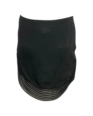 Stella McCartney Pre-Owned リブウェーブミニスカート - Black - サムネイル1
