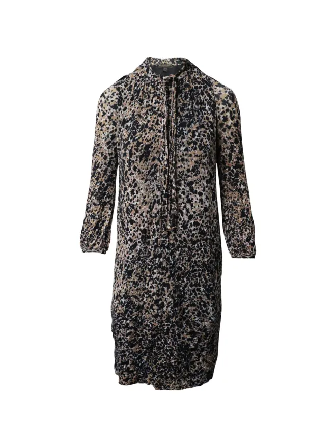 Burberry Pre-Owned Burberry Pre-Owned プリントレースアップドレスの商品画像