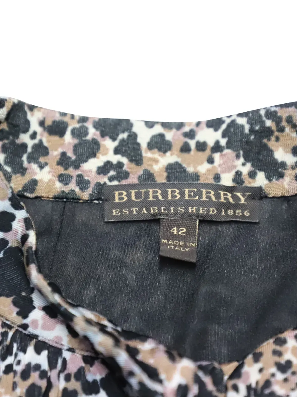 Burberry Pre-Owned プリントレースアップドレス - 画像3
