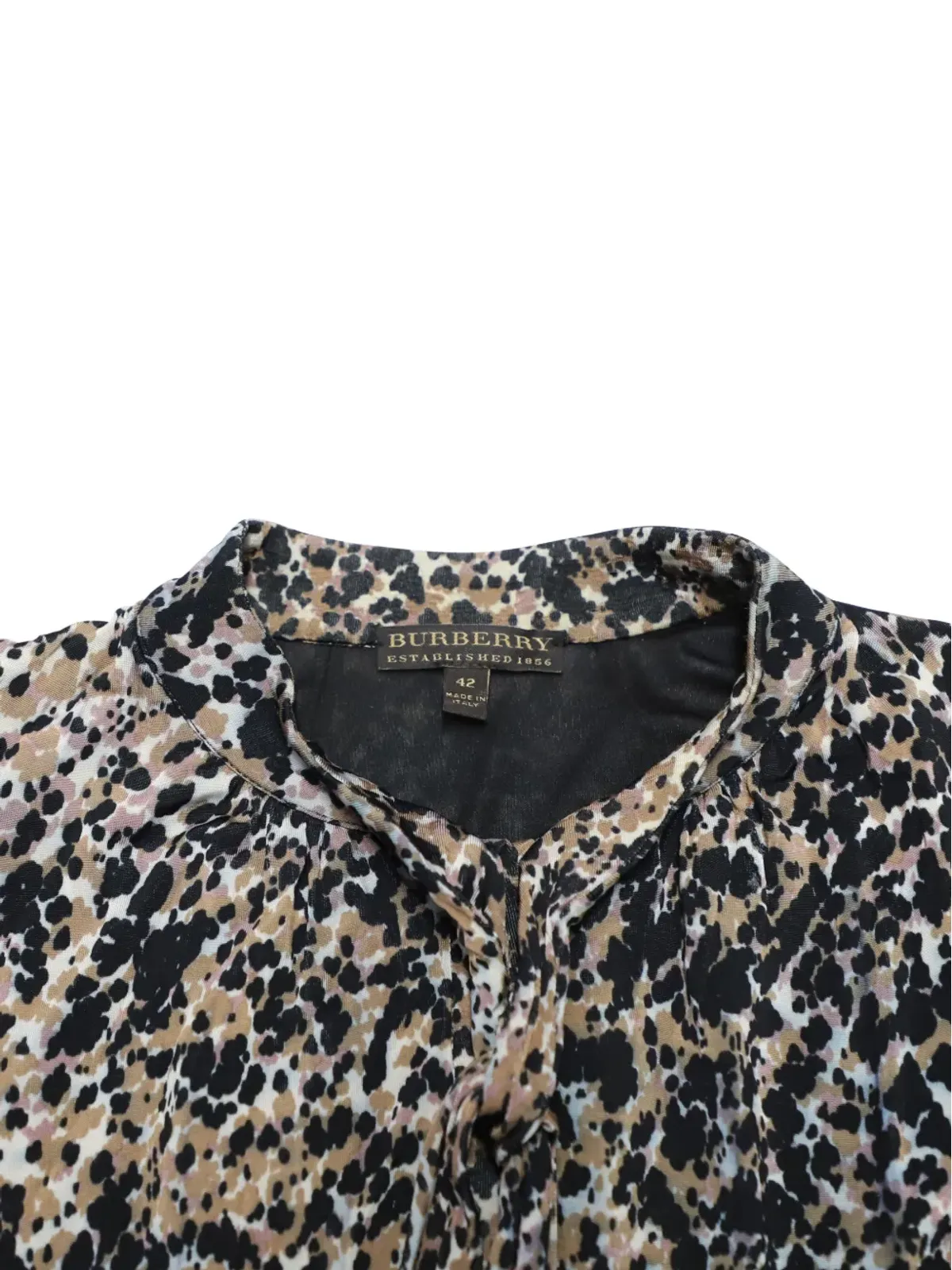 Burberry Pre-Owned プリントレースアップドレス - 画像4