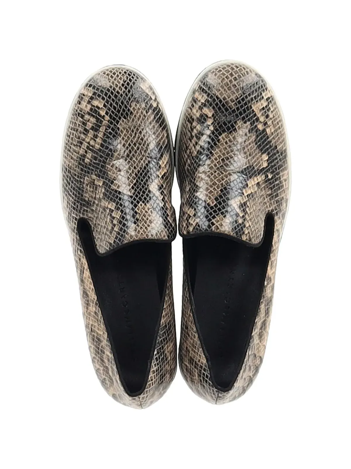 Stella McCartney Pre-Owned スネークスキン型押しスニーカー - ブラウン - 画像4