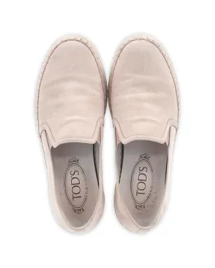Tod's Vintage スリップオン スエード トレーナー - ピンク - サムネイル3