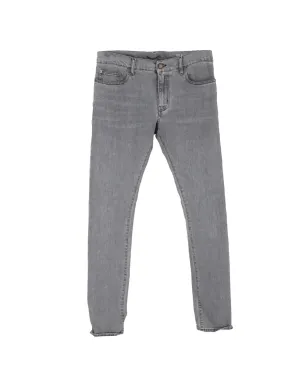Saint Laurent Pre-Owned スリムフィットジーンズ（グレー） - サムネイル1