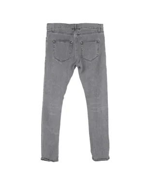 Saint Laurent Pre-Owned スリムフィットジーンズ（グレー） - サムネイル2