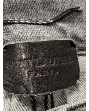 Saint Laurent Pre-Owned スリムフィットジーンズ（グレー） - サムネイル3