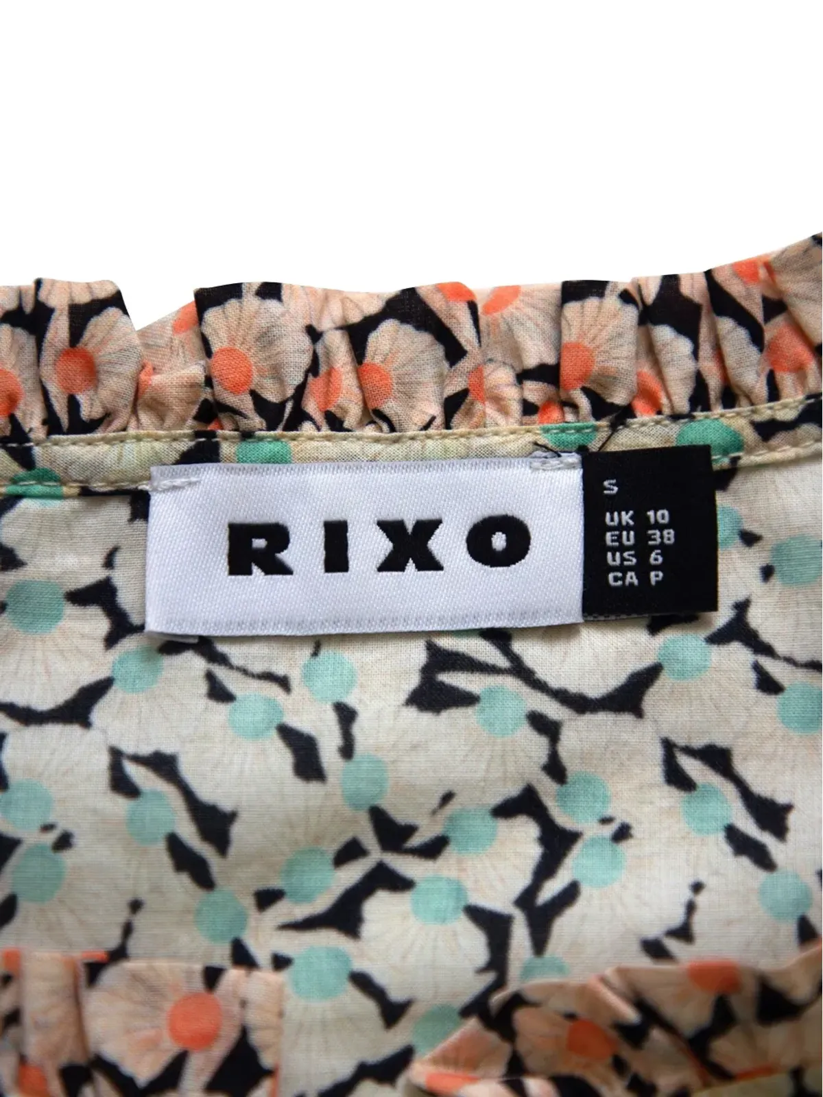 Rixo Danica ruffled floral blouse - Green - 画像5