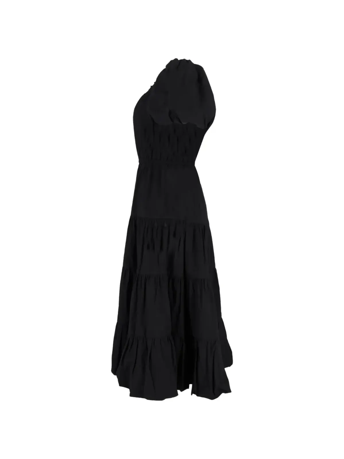 Jason Wu オフショルダー ティアード ミディドレス - ブラック - 画像3