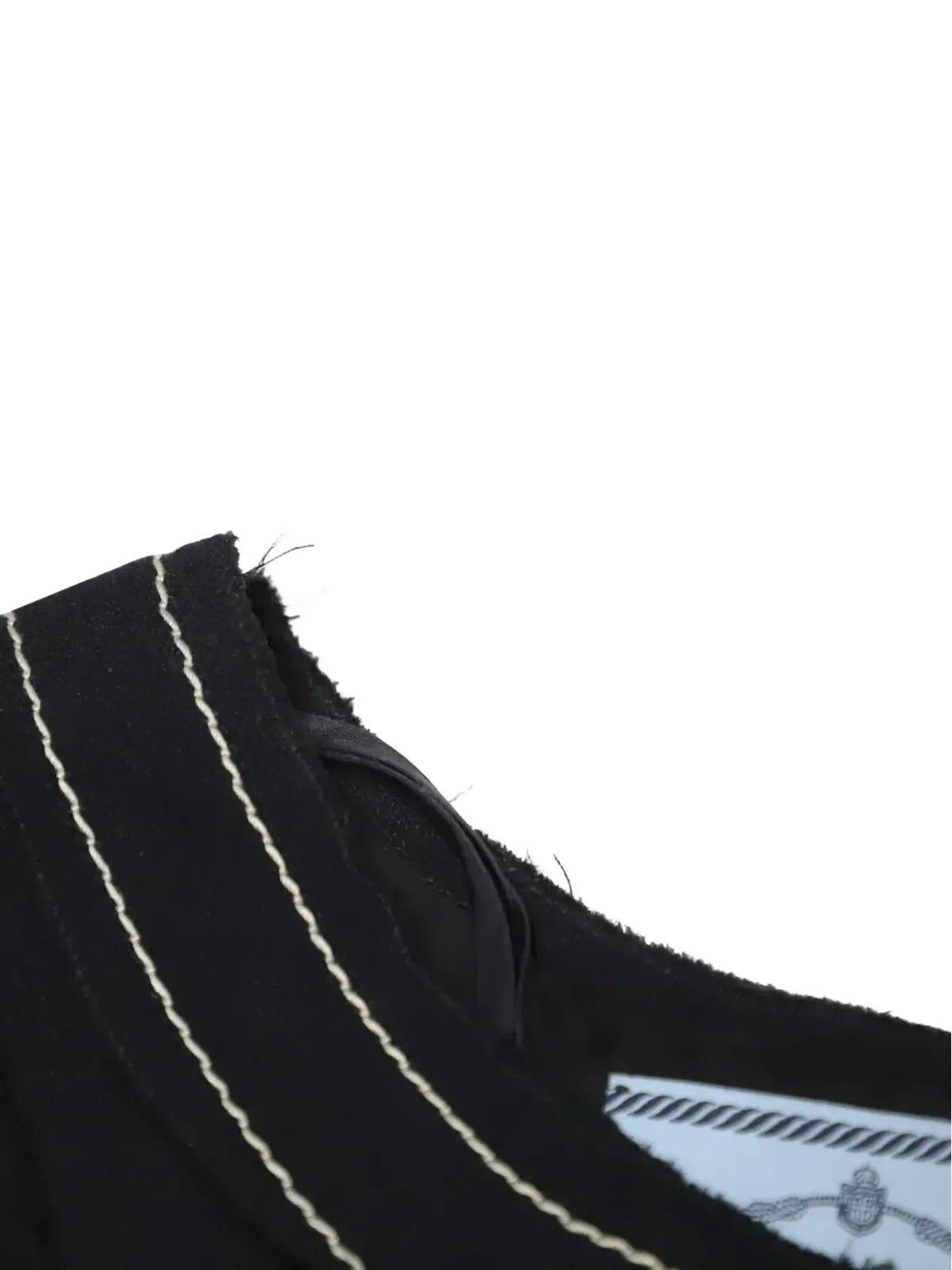 Prada Pre-Owned コントラストステッチ ミディドレス - 画像4