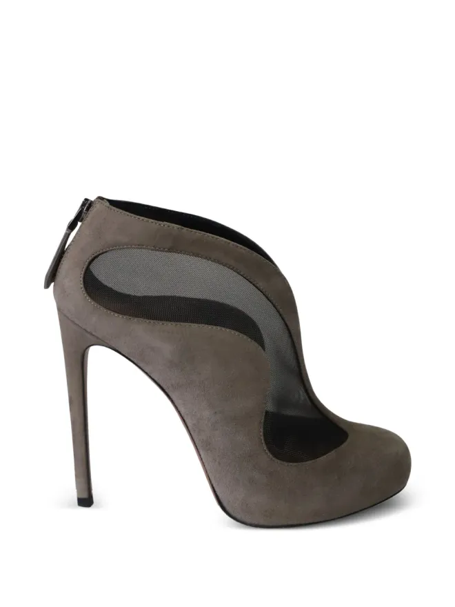 Alaïa Pre-Owned Alaïa Pre-Owned アーモンドトゥ アンクルブーツの商品画像
