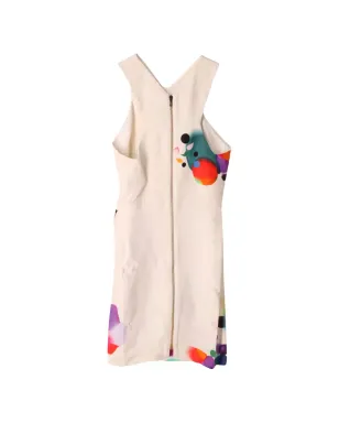 Rm By Roland Mouret ベージュ系プリント柄ホルターネックミニドレス - サムネイル2