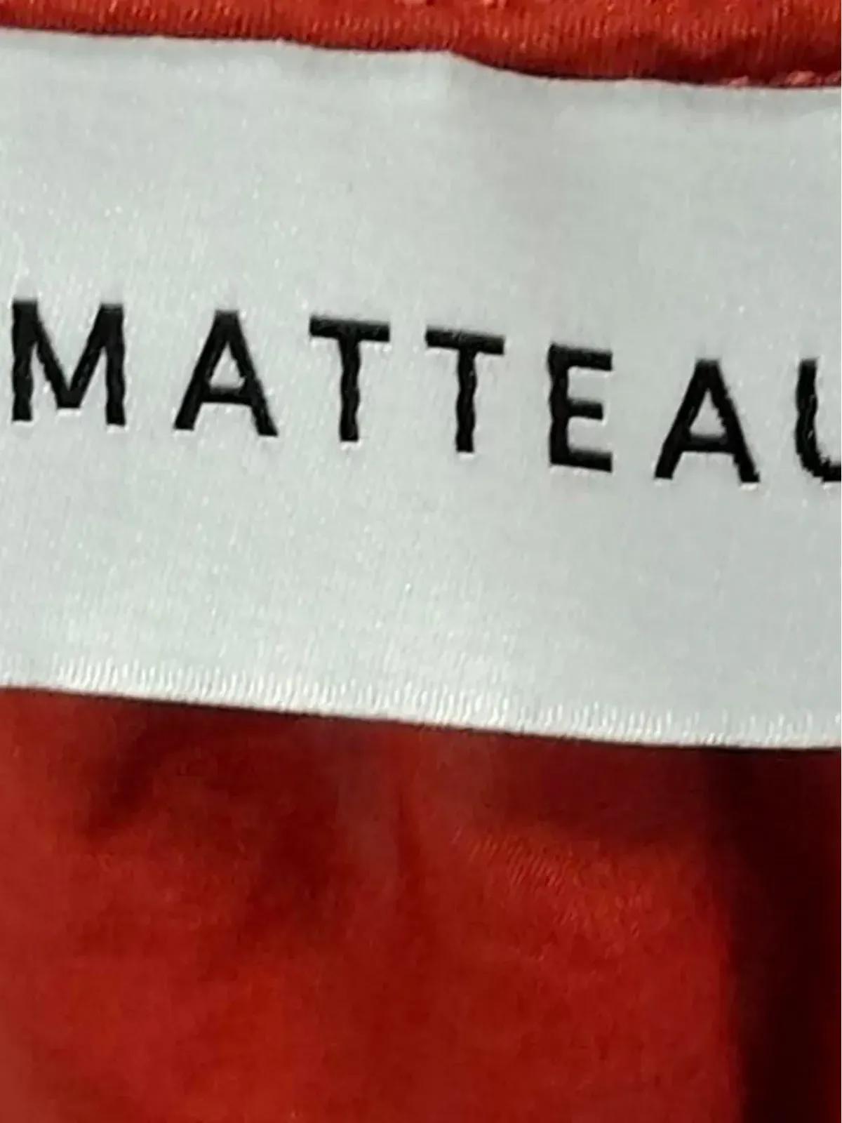 Matteau ギャザー入りバルーンスリーブミニドレス - 画像4