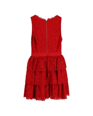 alice + olivia レースVネックドレス - サムネイル2