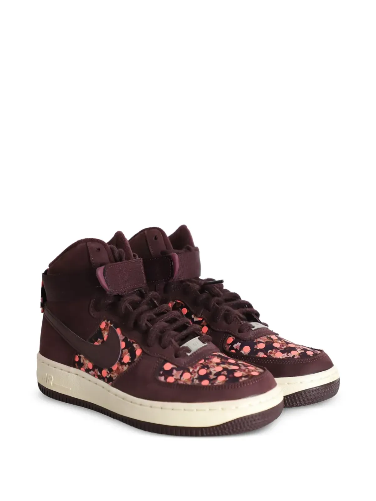 Nike Vintage Liberty London Air Force 1 High-Top スニーカー - レッド - 画像2