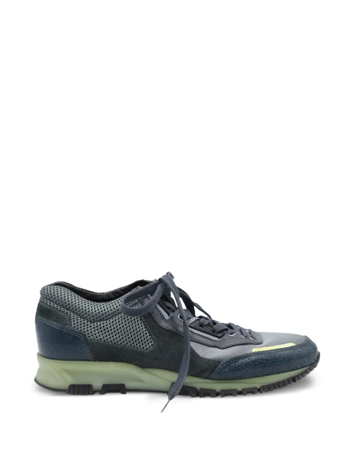 Lanvin Pre-Owned テクスチャードレザー スニーカー - グレー - 画像1