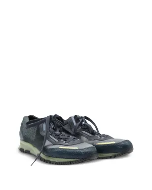 Lanvin Pre-Owned テクスチャードレザー スニーカー - グレー - サムネイル2