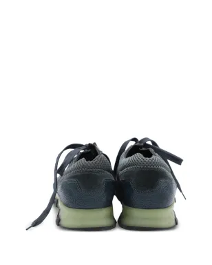 Lanvin Pre-Owned テクスチャードレザー スニーカー - グレー - サムネイル3