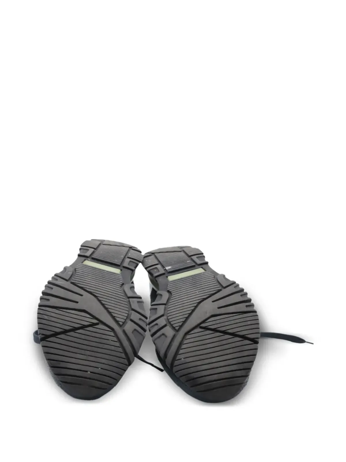Lanvin Pre-Owned テクスチャードレザー スニーカー - グレー - 画像4