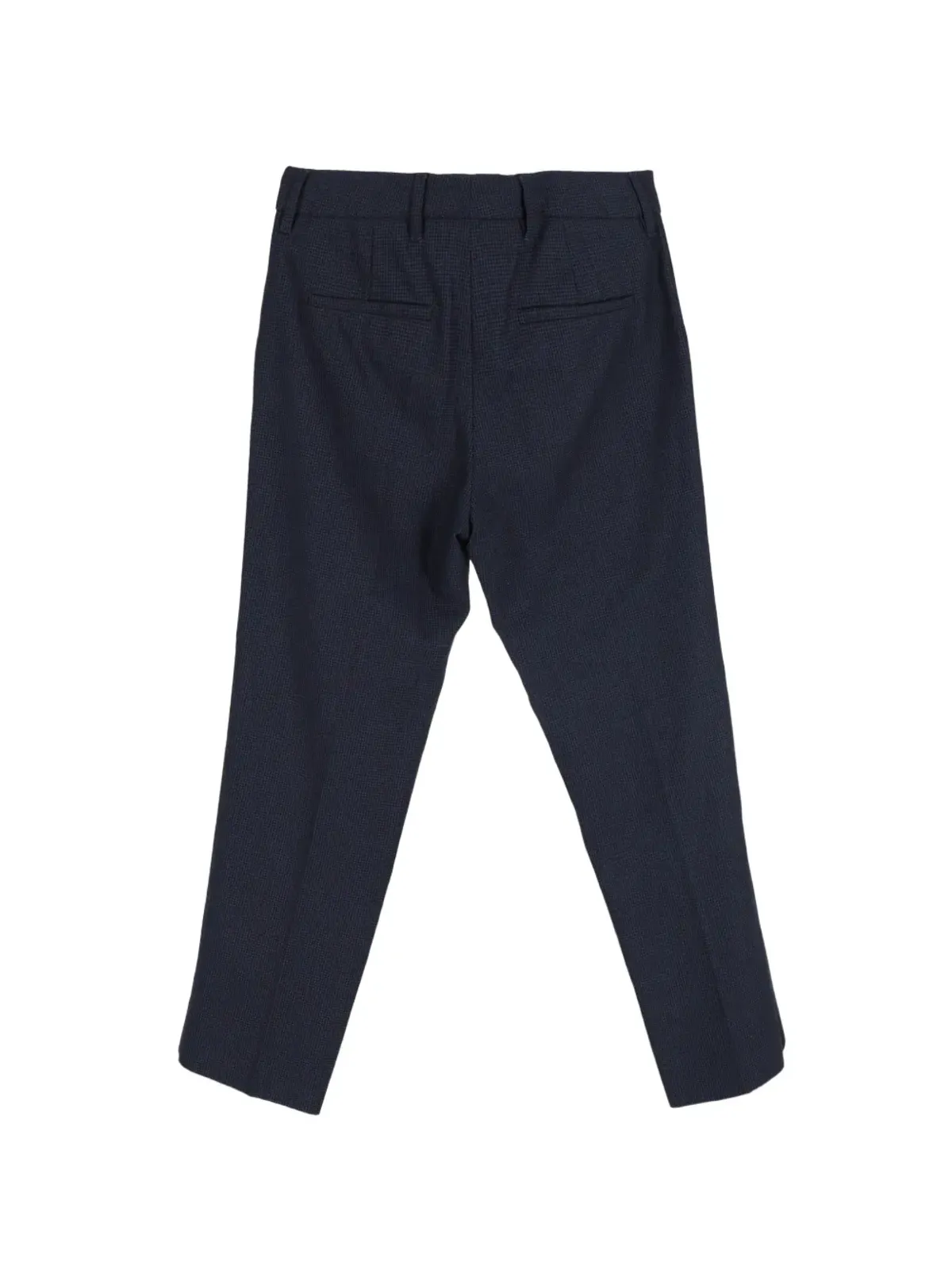 Prada Pre-Owned チェック柄の隠しファスナー付きパンツ - 画像2