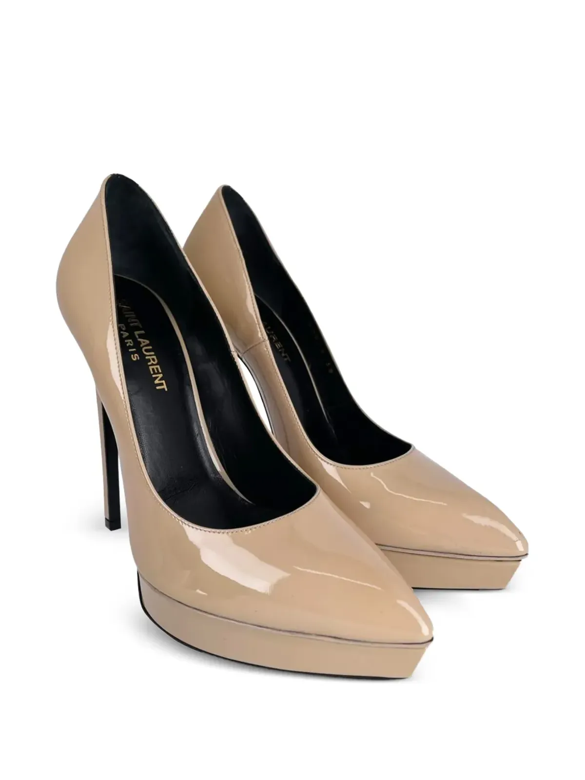 Saint Laurent Pre-Owned プラットフォーム・パテントヒール - 画像2
