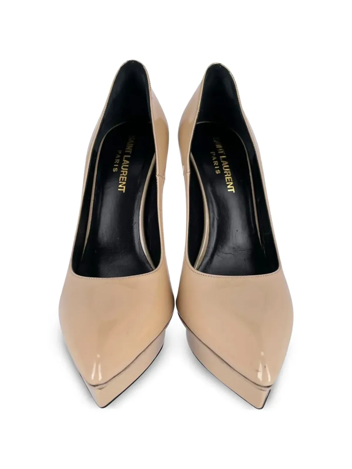Saint Laurent Pre-Owned プラットフォーム・パテントヒール - 画像4