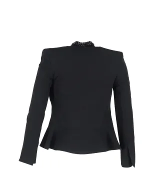 Stella McCartney Pre-Owned クリスタル装飾入りウールブレザー - サムネイル2