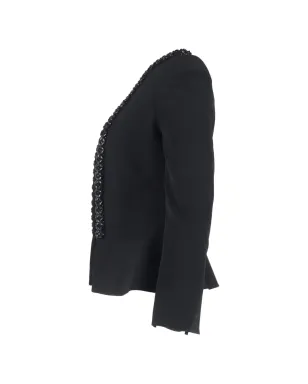 Stella McCartney Pre-Owned クリスタル装飾入りウールブレザー - サムネイル3