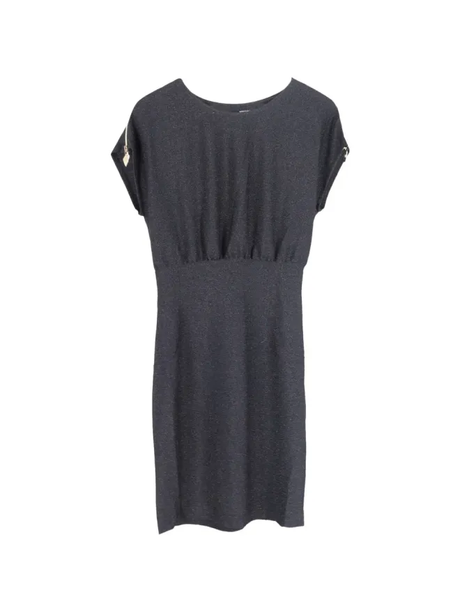 Moschino Pre-Owned Moschino Pre-Owned メタリックグリッター ミニドレスの商品画像