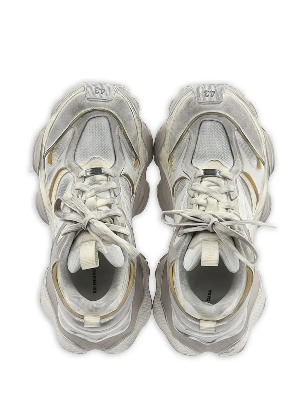 Balenciaga Pre-Owned カーゴ ダメージ加工スニーカー - 画像3