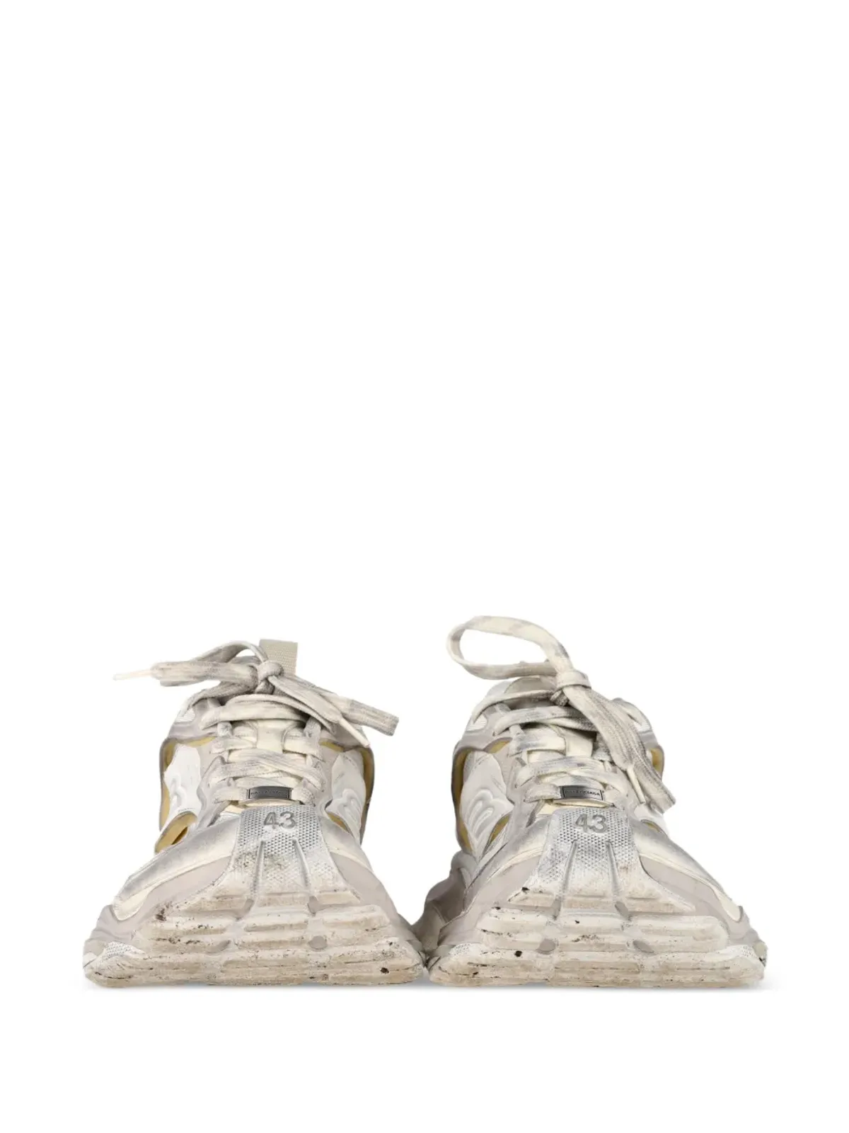 Balenciaga Pre-Owned カーゴ ダメージ加工スニーカー - 画像4