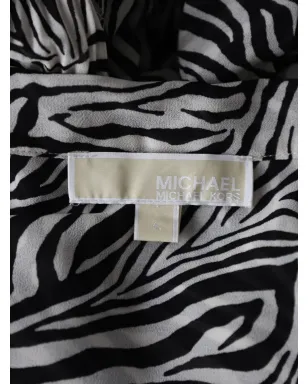 Michael Kors Vintage パウボウカラー・アニマルプリント・プレイスーツ - ブラック - サムネイル4