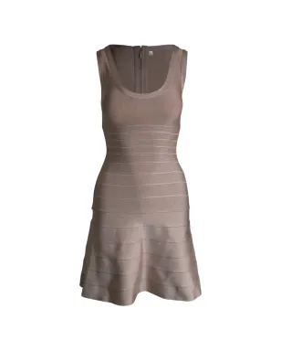 Herve Leger バンデージフレアミニドレス - サムネイル1
