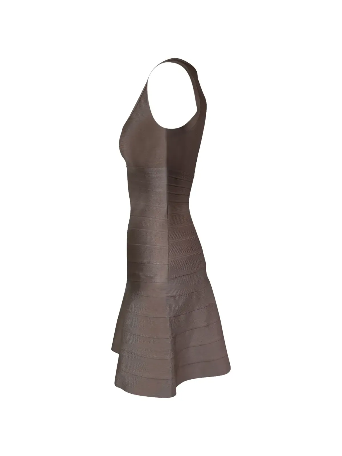 Herve Leger バンデージフレアミニドレス - 画像3