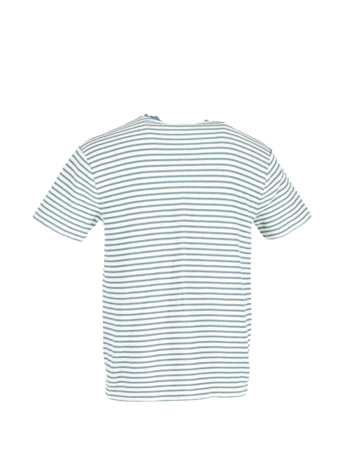 Mr P. ストライプ柄 半袖 Tシャツ（ホワイト） - 画像2