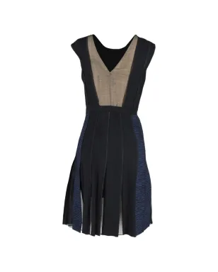 Sportmax Vintage パネル切替ノースリーブドレス - サムネイル2
