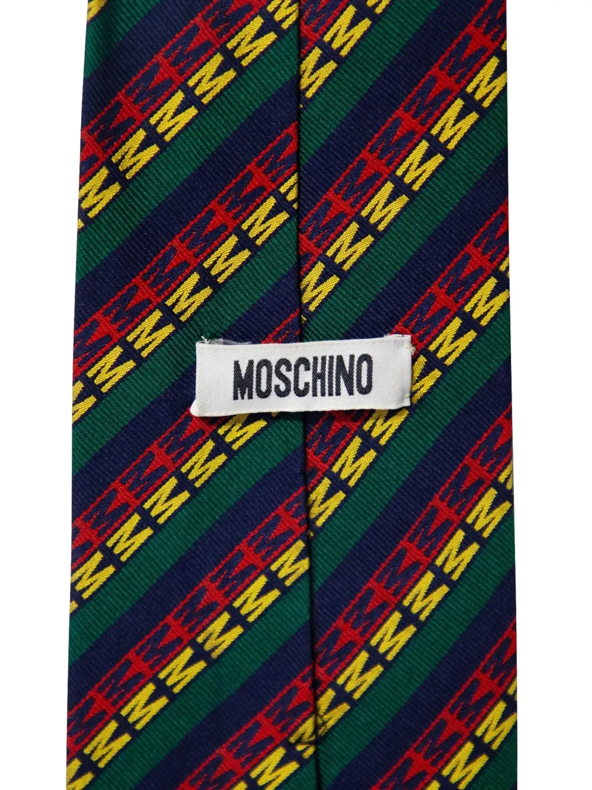 Moschino Pre-Owned ストライプ柄シルクタイ - ブルー - 画像5
