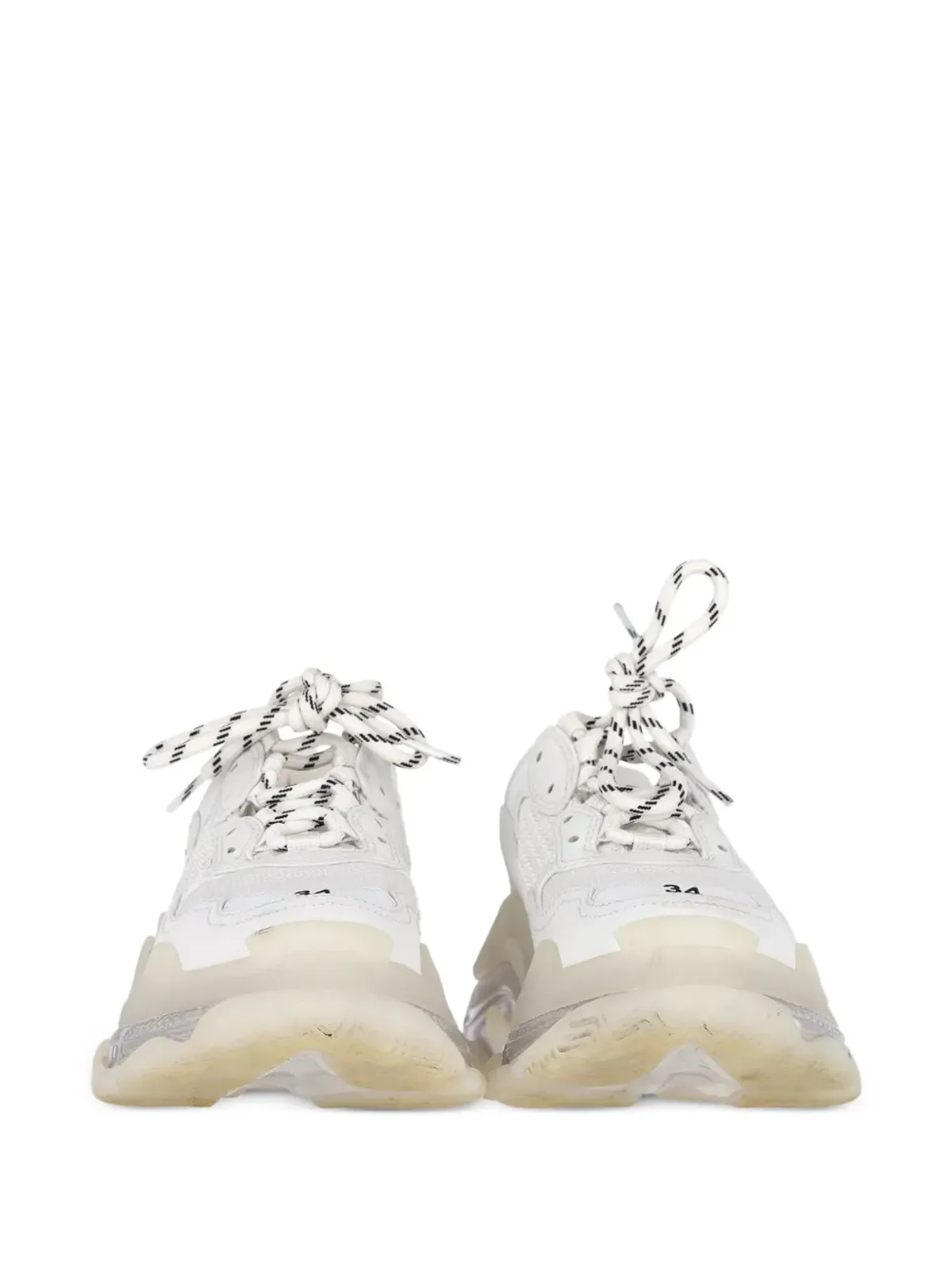 Balenciaga Pre-Owned トリプルSクリアスニーカー - White - 画像2