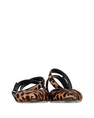 Alexander Wang ララ Leopard-print アンクルストラップ バレエフラット - サムネイル4