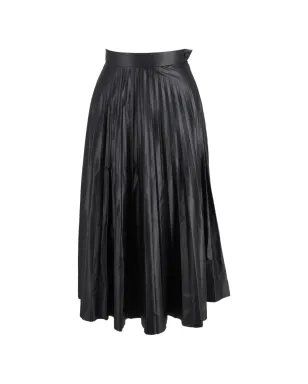 Maison Martin Margiela ビンテージ プリーツ ミディスカート - ブラック - サムネイル1