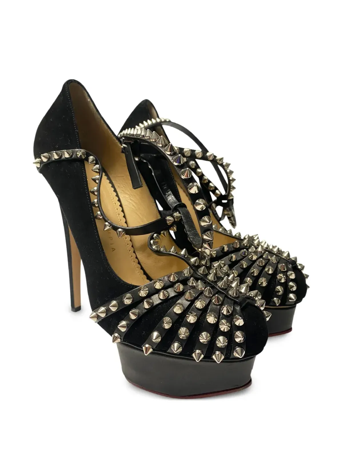 Charlotte Olympia Angry Portia スタッズ付きパンプス - 画像2