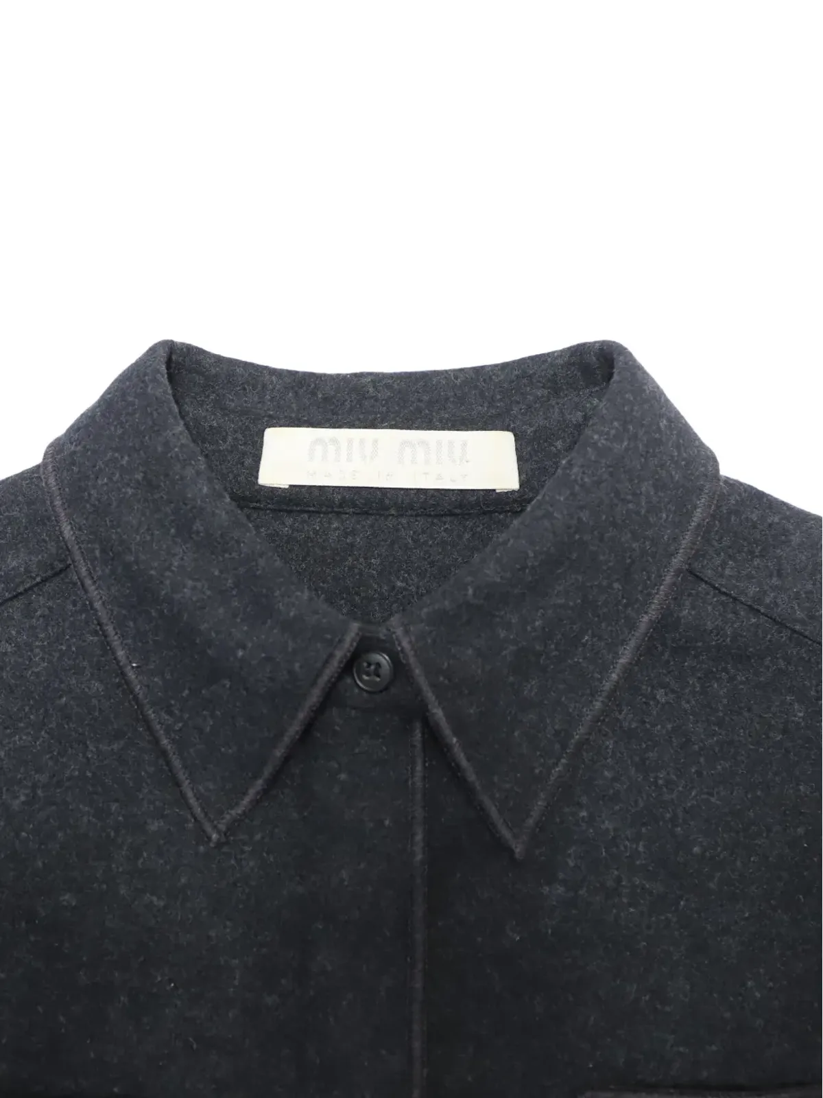 Miu Miu Pre-Owned ボタン留めシャツ - 画像4