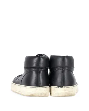 Lanvin Pre-Owned ミッドトップレザースニーカー - サムネイル2
