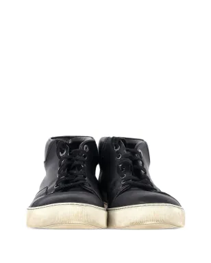 Lanvin Pre-Owned ミッドトップレザースニーカー - サムネイル4