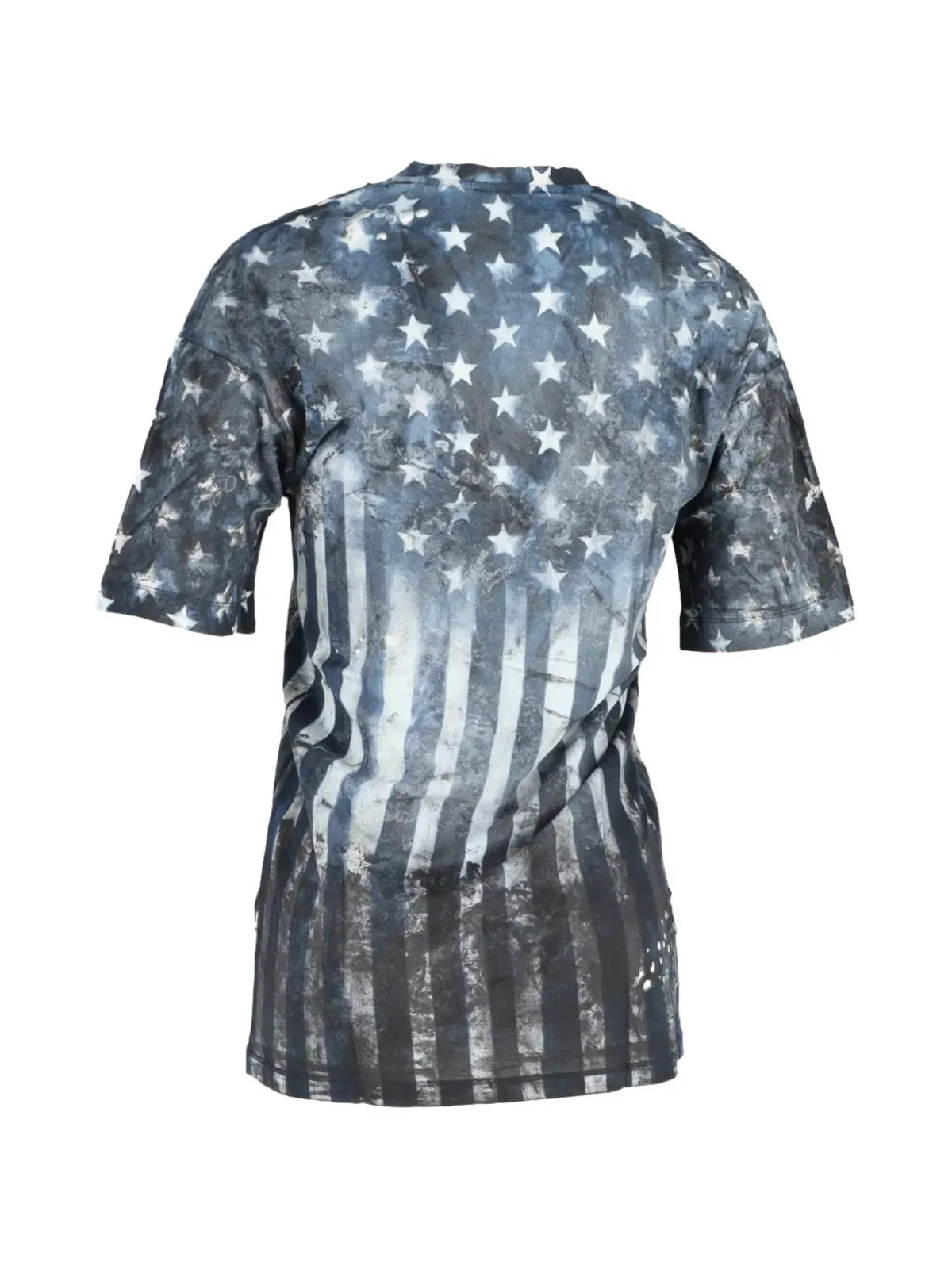 Balmain Pre-Owned ストライプ Vネック Tシャツ - 画像2