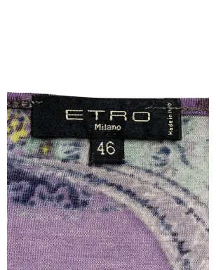 Etro Vintage ペイズリープリント ミディドレス - サムネイル4