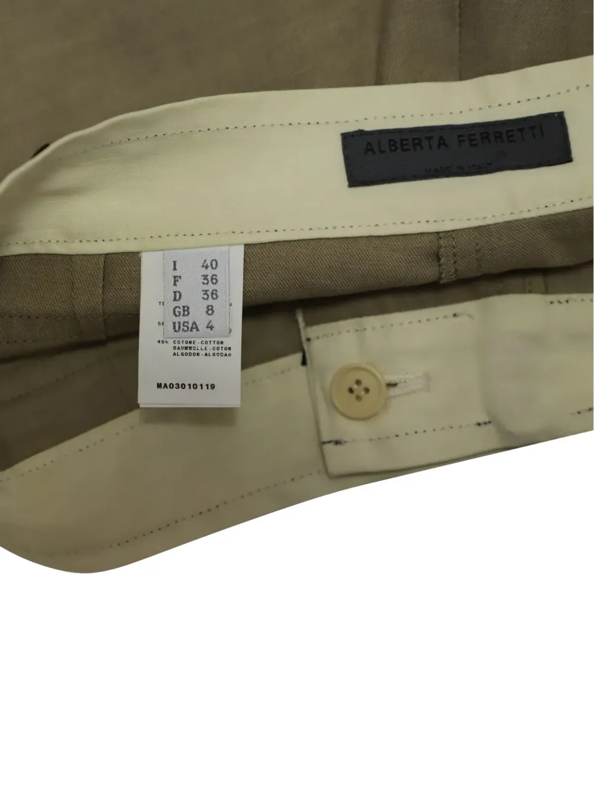 Alberta Ferretti Vintage タイディテールショーツ - 画像4