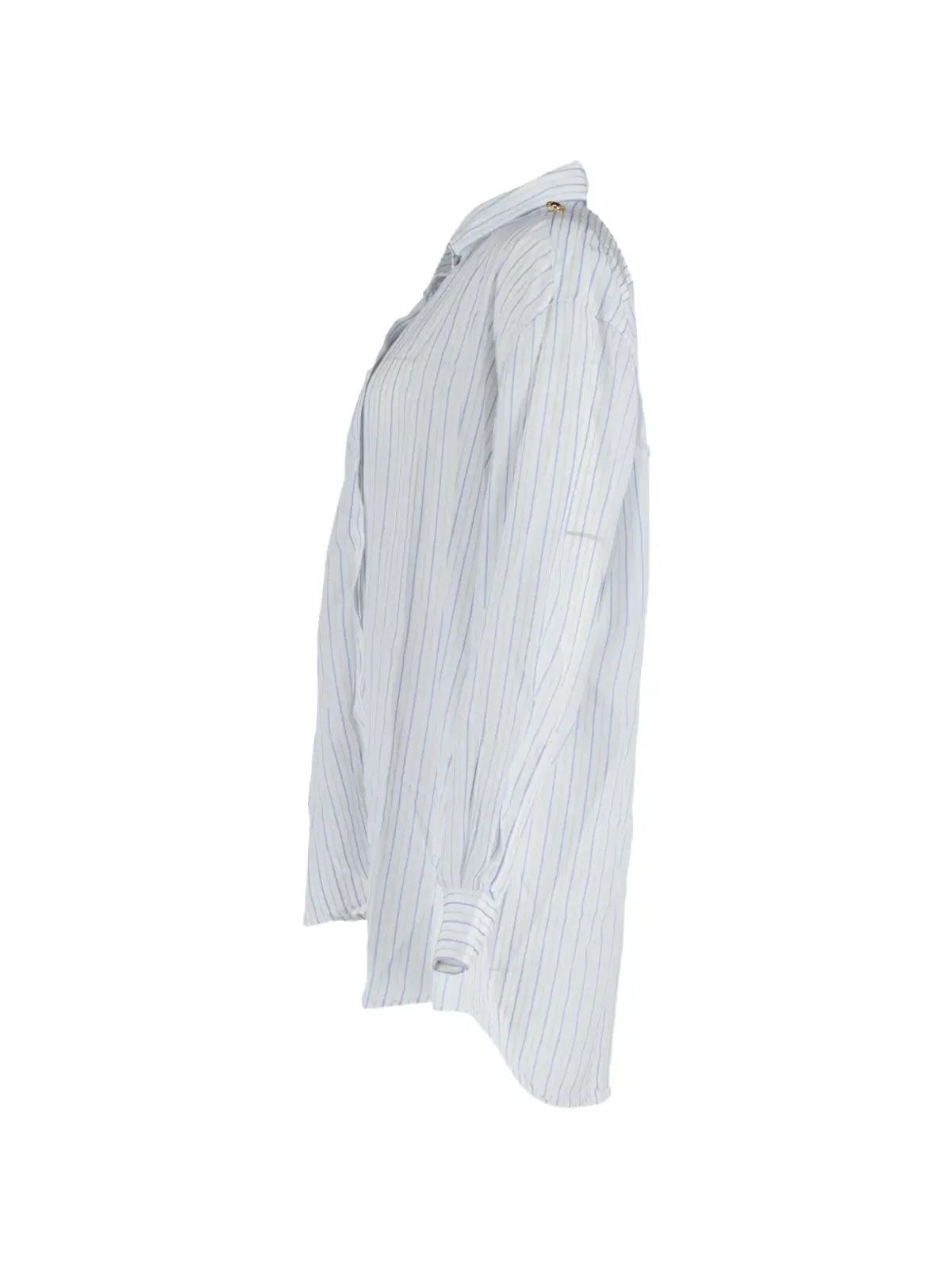 Balenciaga Pre-Owned アシンメトリックストライプシャツ - 画像3