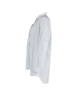 Balenciaga Pre-Owned アシンメトリックストライプシャツ - サムネイル3