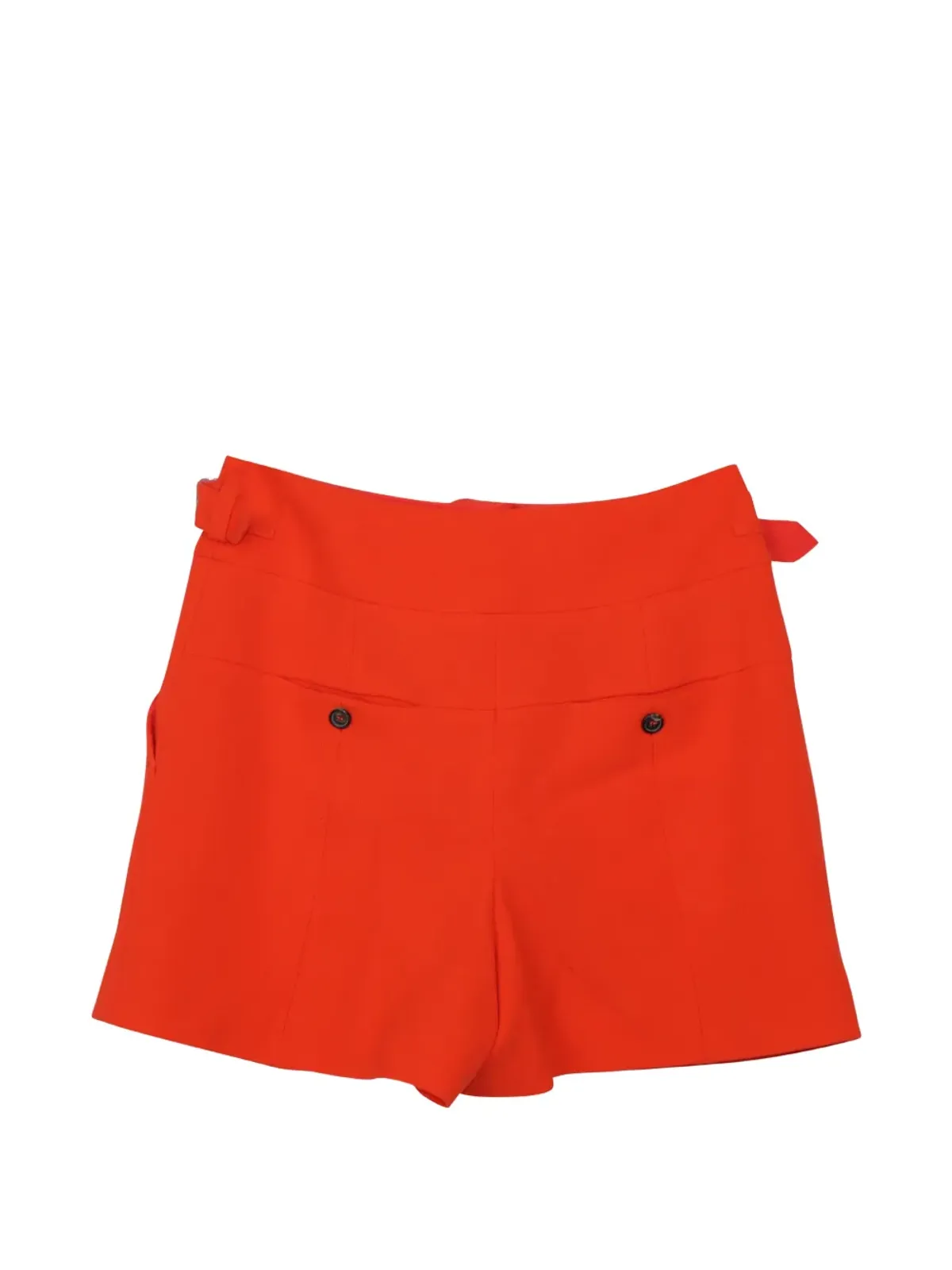 Nina Ricci Pre-Owned バックルディテール ミニショートパンツ - 画像2